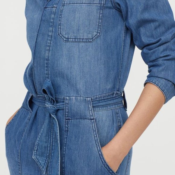 H&M • Denim Jumpsuit - Picture 2 of 4